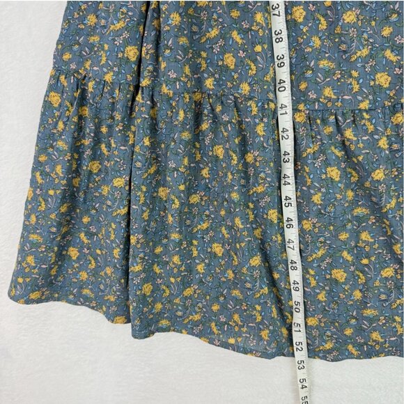 Natural Life Emmie Smocked Maxi Dress Tiered Floral Cottagecore Coastal Cowgirl - Picture 16 of 16